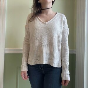 Black Tape white sweater